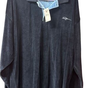 FUBU Dark Blue Polo Sweater